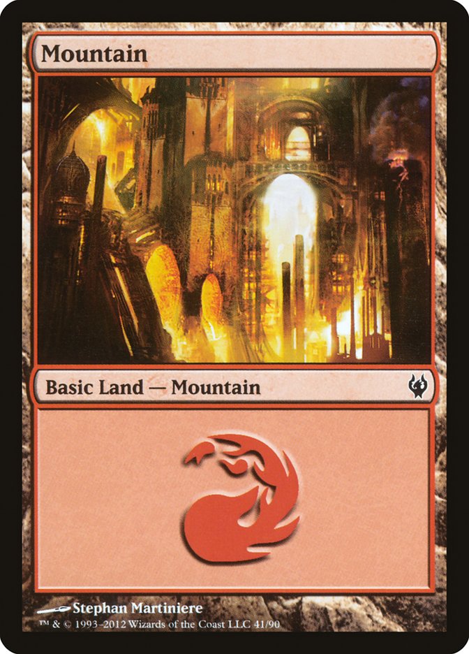 Mountain (41) [Duel Decks: Izzet vs. Golgari] MTG Single Magic: The Gathering | Red Claw Gaming