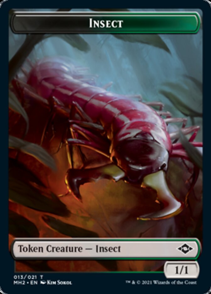 Insect // Squirrel Double-Sided Token [Modern Horizons 2 Tokens] MTG Single Magic: The Gathering | Red Claw Gaming