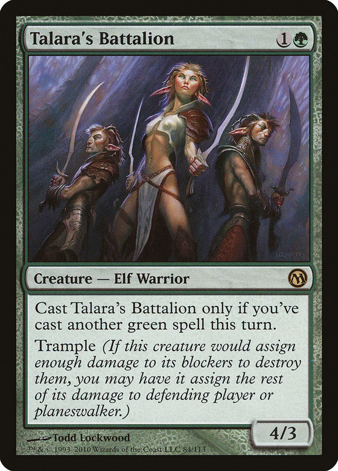 Talara's Battalion [Duels of the Planeswalkers] MTG Single Magic: The Gathering | Red Claw Gaming