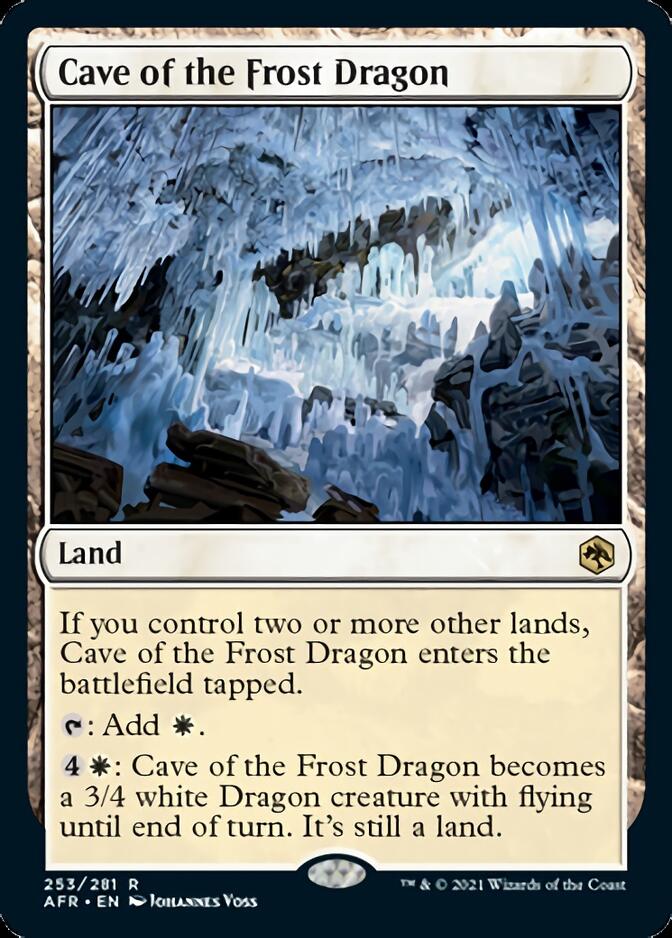 Cave of the Frost Dragon [Dungeons & Dragons: Adventures in the Forgotten Realms] MTG Single Magic: The Gathering | Red Claw Gaming
