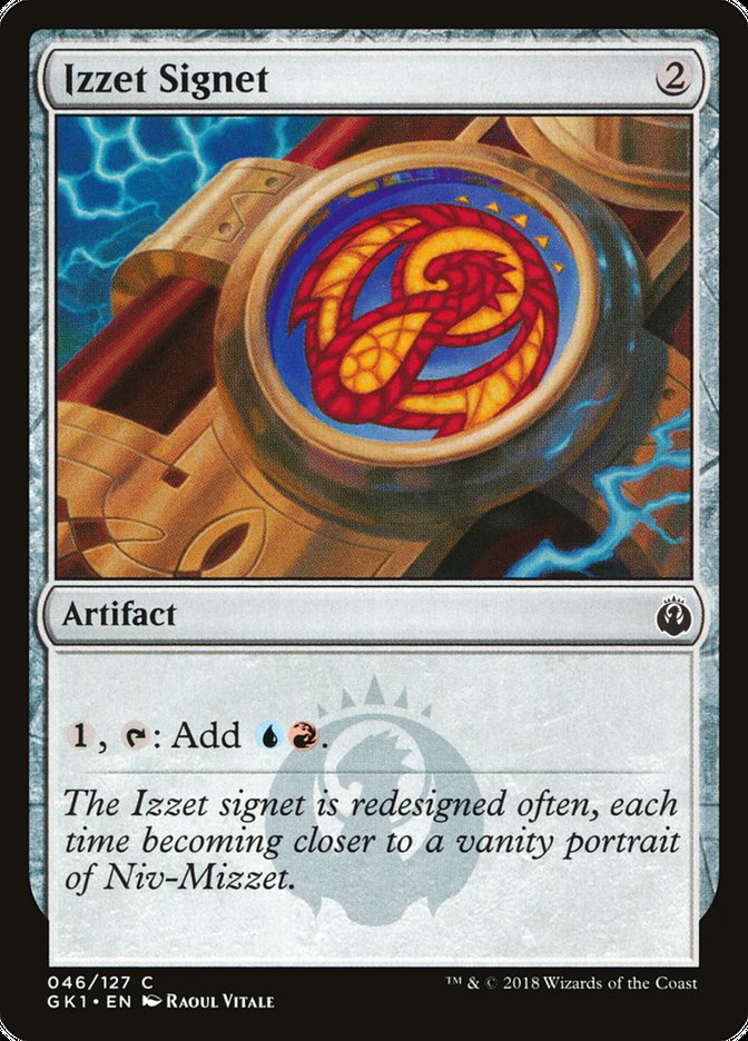 Izzet Signet [Guilds of Ravnica Guild Kit] MTG Single Magic: The Gathering | Red Claw Gaming