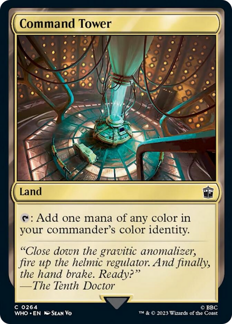 Command Tower (0264) [Doctor Who] MTG Single Magic: The Gathering | Red Claw Gaming