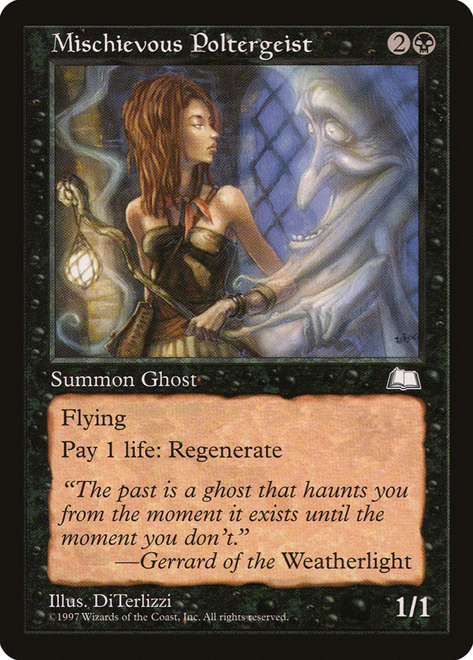 Mischievous Poltergeist [Weatherlight] MTG Single Magic: The Gathering | Red Claw Gaming