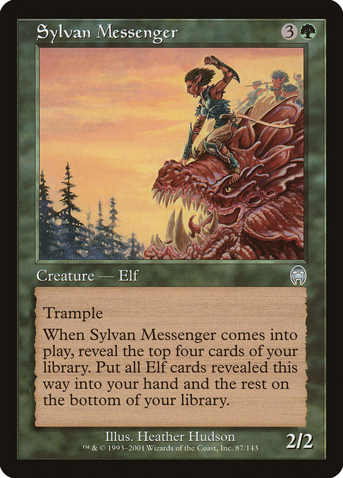 Sylvan Messenger [Apocalypse] MTG Single Magic: The Gathering | Red Claw Gaming