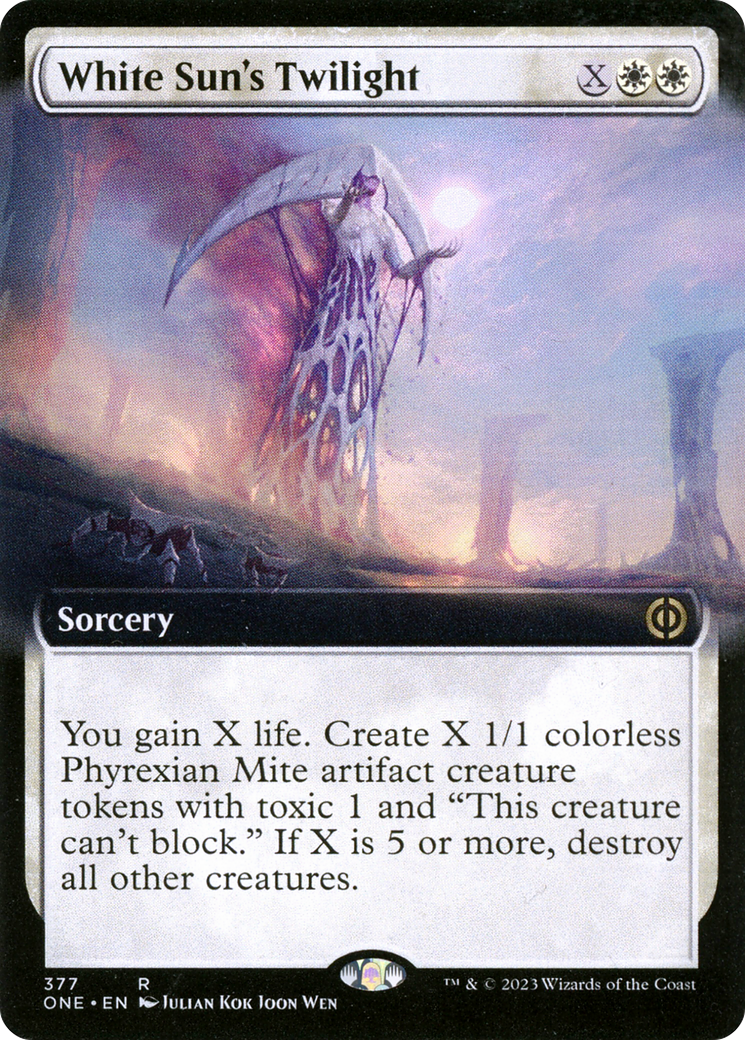 White Sun's Twilight (Extended Art) [Phyrexia: All Will Be One] MTG Single Magic: The Gathering | Red Claw Gaming