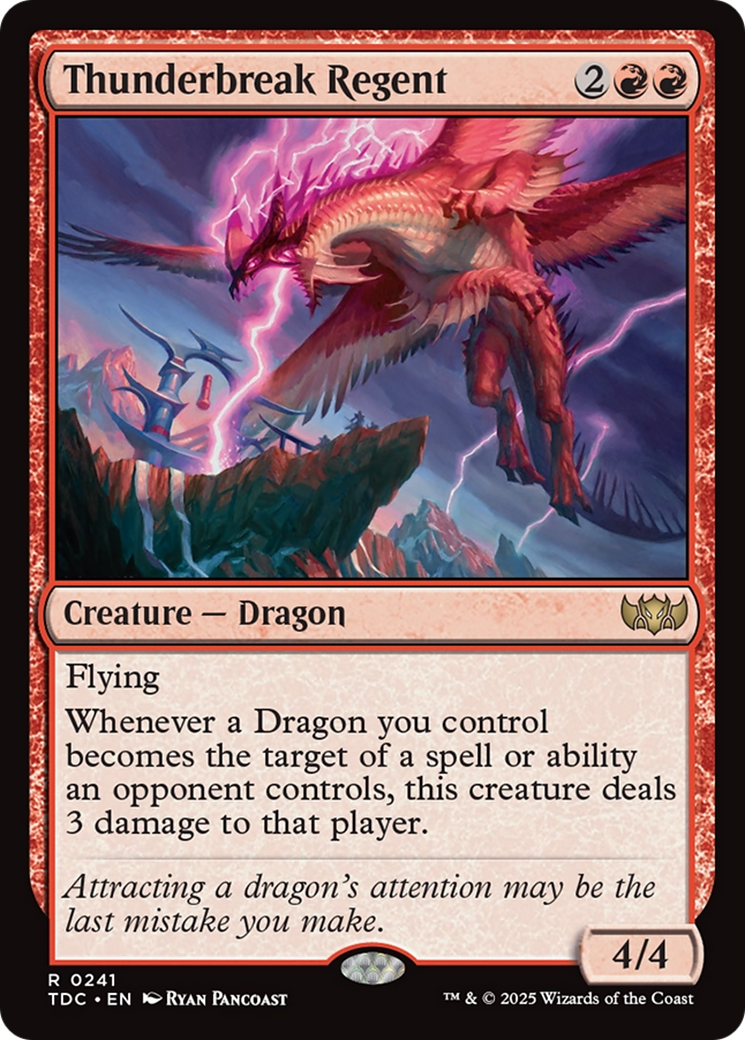 Thunderbreak Regent [Tarkir: Dragonstorm Commander] MTG Single Magic: The Gathering | Red Claw Gaming