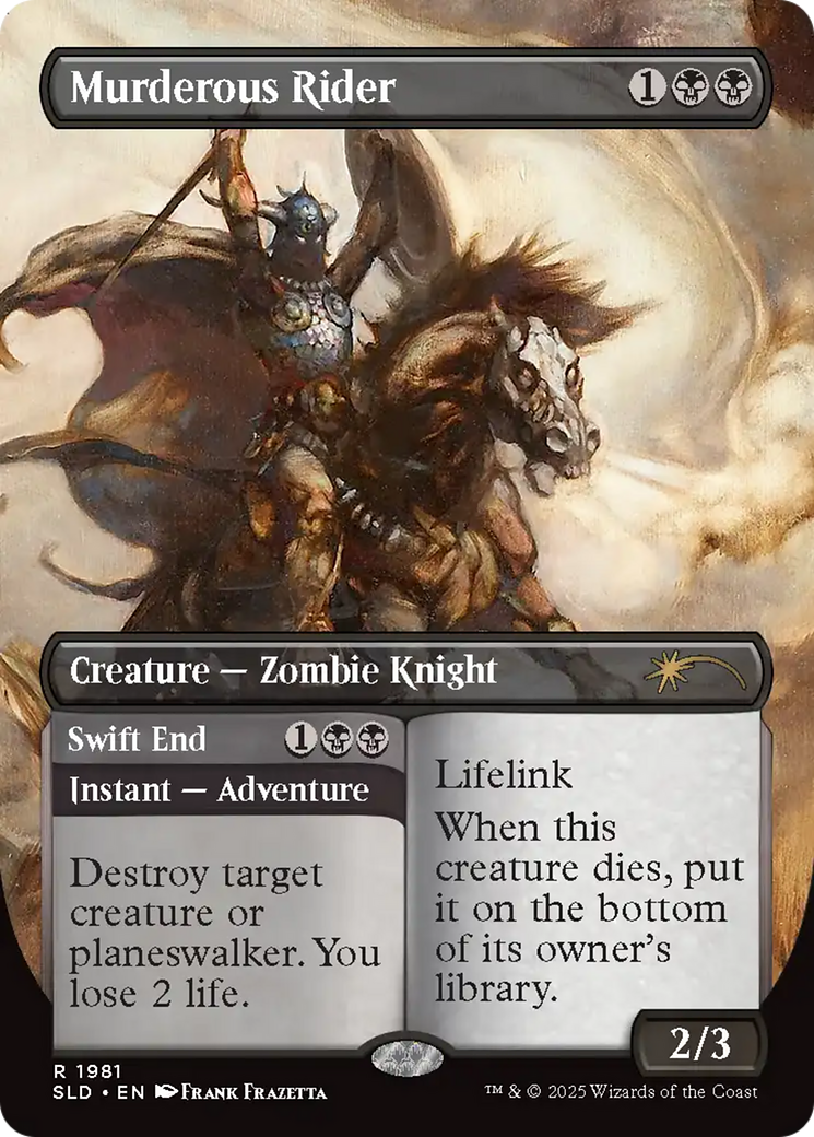 Murderous Rider (1981) (Rainbow Foil) [Secret Lair Drop Series] MTG Single Magic: The Gathering | Red Claw Gaming