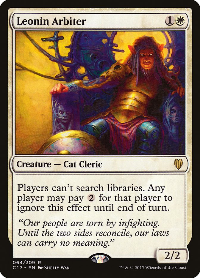 Leonin Arbiter [Commander 2017] MTG Single Magic: The Gathering | Red Claw Gaming