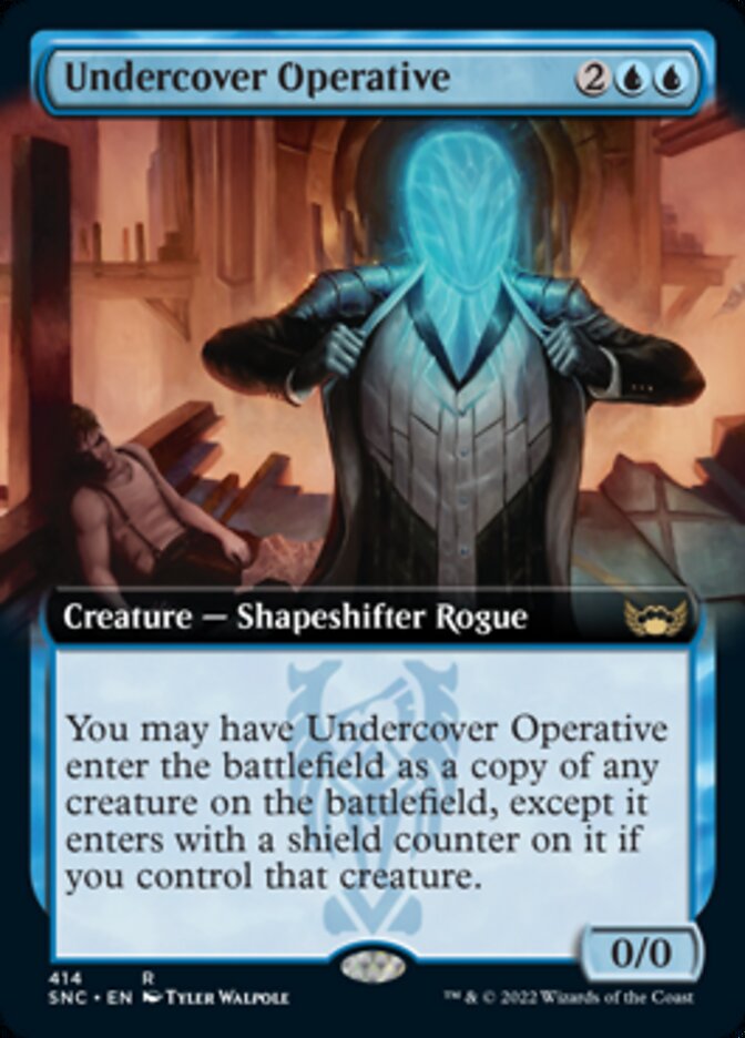Undercover Operative (Extended Art) [Streets of New Capenna] MTG Single Magic: The Gathering | Red Claw Gaming