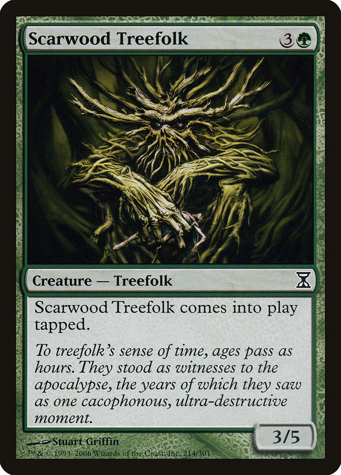 Scarwood Treefolk [Time Spiral] MTG Single Magic: The Gathering | Red Claw Gaming