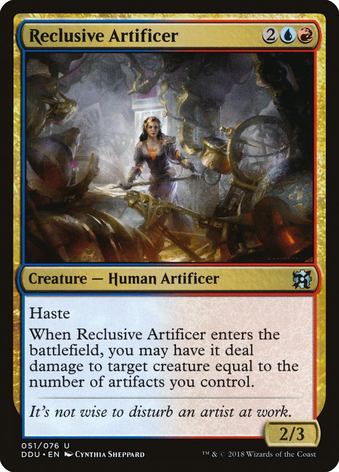 Reclusive Artificer [Duel Decks: Elves vs. Inventors] MTG Single Magic: The Gathering | Red Claw Gaming