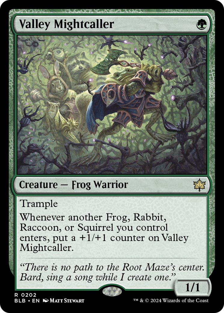 Valley Mightcaller [Bloomburrow] MTG Single Magic: The Gathering | Red Claw Gaming