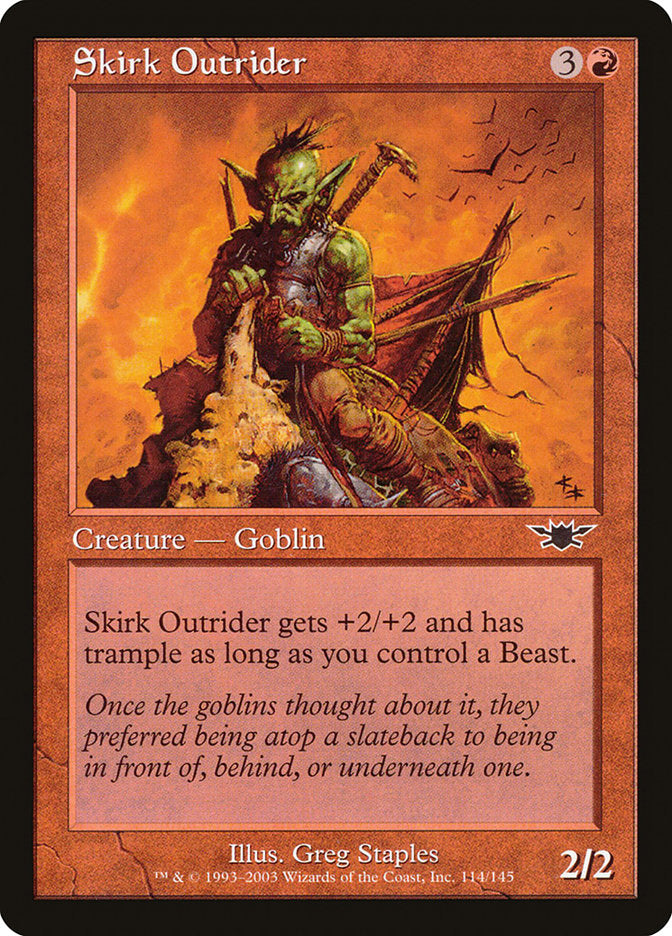 Skirk Outrider [Legions] MTG Single Magic: The Gathering | Red Claw Gaming