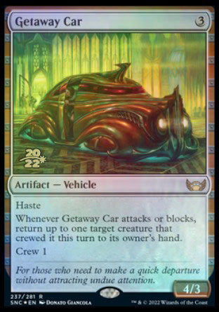 Getaway Car [Streets of New Capenna Prerelease Promos] MTG Single Magic: The Gathering | Red Claw Gaming