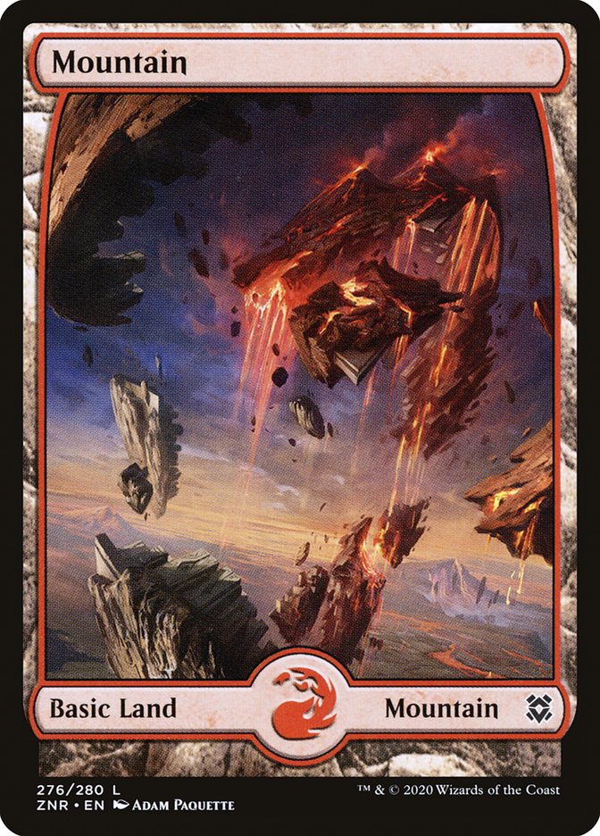 Mountain (276) [Zendikar Rising] MTG Single Magic: The Gathering | Red Claw Gaming