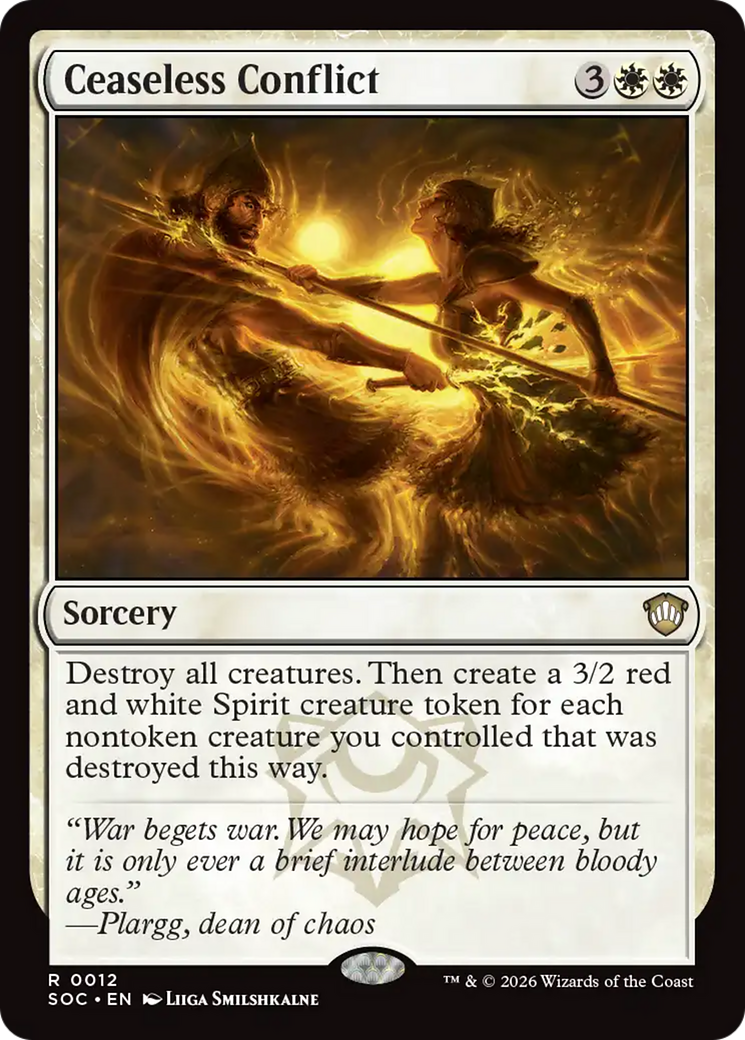 Ceaseless Conflict [Secrets of Strixhaven Commander] MTG Single Magic: The Gathering | Red Claw Gaming
