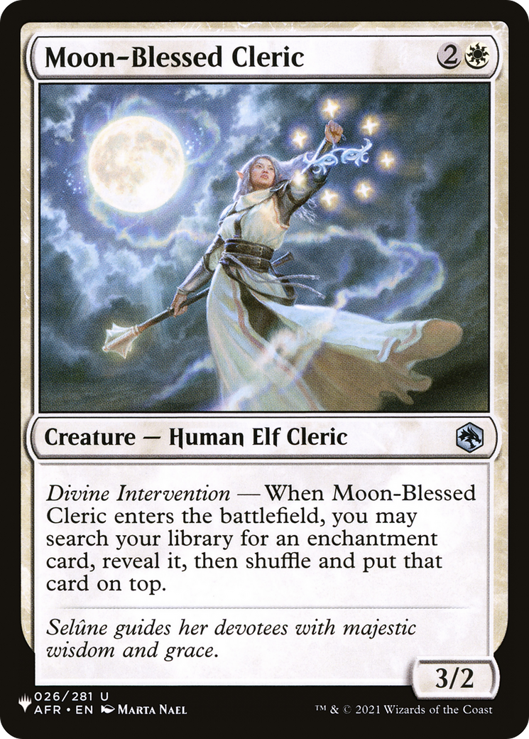 Moon-Blessed Cleric [The List] MTG Single Magic: The Gathering | Red Claw Gaming