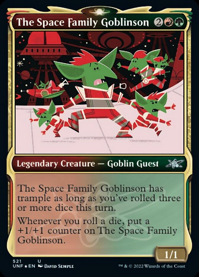 The Space Family Goblinson (Showcase) (Galaxy Foil) [Unfinity] MTG Single Magic: The Gathering    | Red Claw Gaming