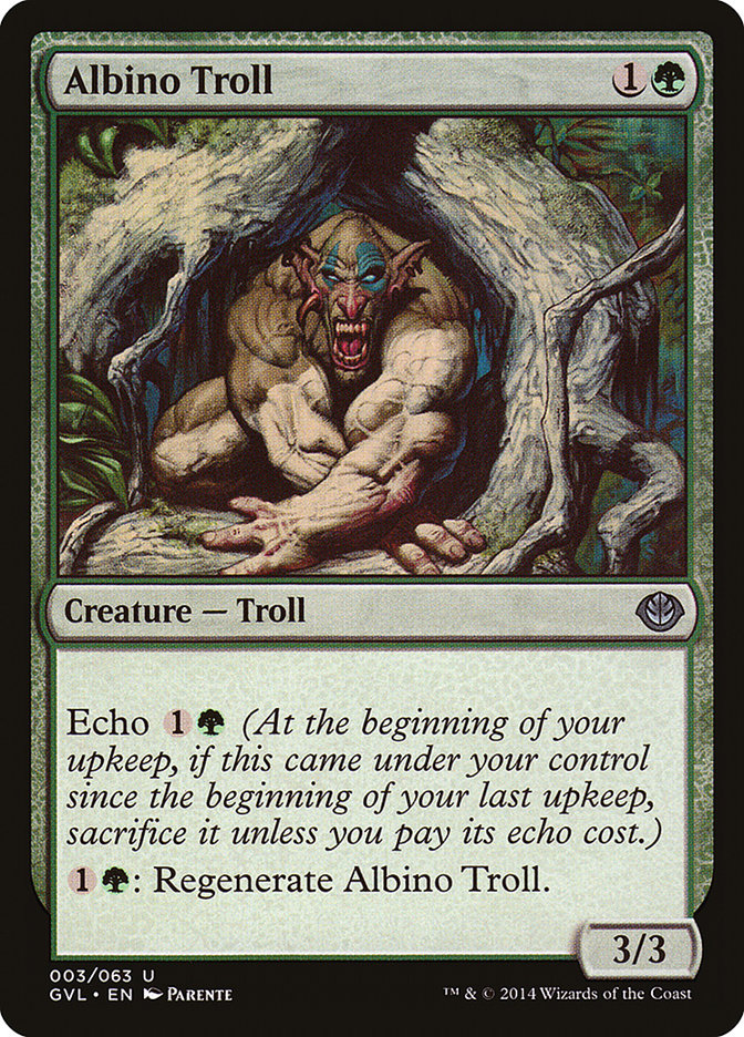 Albino Troll (Garruk vs. Liliana) [Duel Decks Anthology] MTG Single Magic: The Gathering | Red Claw Gaming