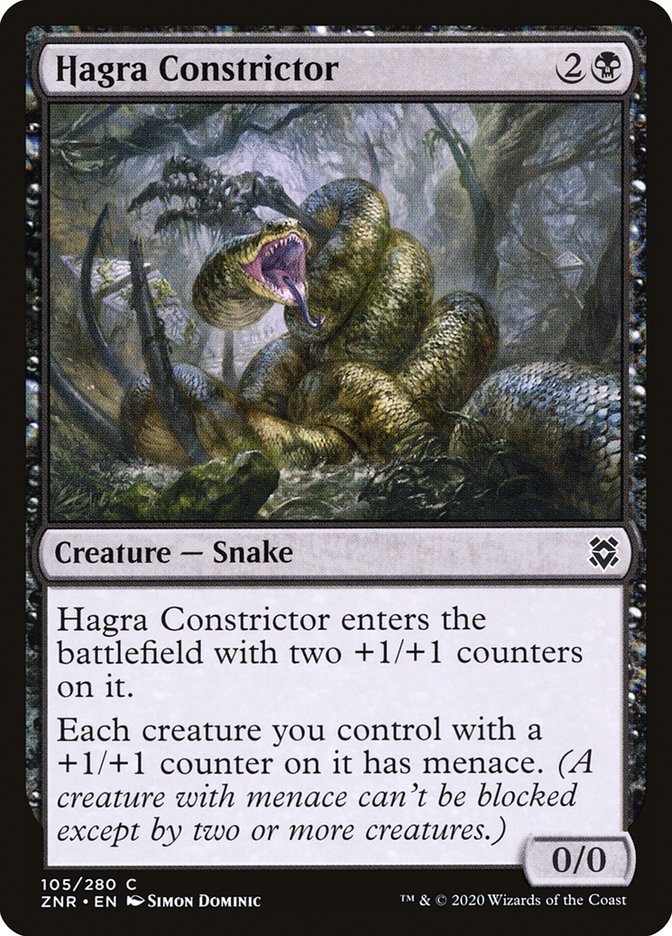 Hagra Constrictor [Zendikar Rising] MTG Single Magic: The Gathering | Red Claw Gaming