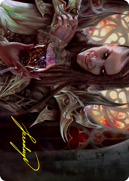 Voldaren Epicure 2 Art Card (Gold-Stamped Signature) [Innistrad: Crimson Vow Art Series] MTG Single Magic: The Gathering | Red Claw Gaming