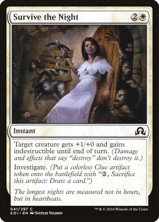 Survive the Night [Shadows over Innistrad] MTG Single Magic: The Gathering | Red Claw Gaming