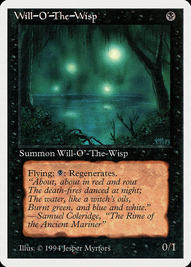Will-o'-the-Wisp [Summer Magic / Edgar] MTG Single Magic: The Gathering | Red Claw Gaming