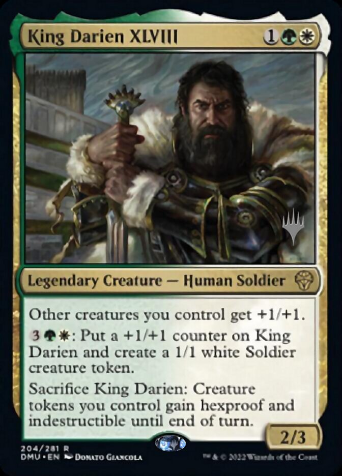 King Darien XLVIII (Promo Pack) [Dominaria United Promos] MTG Single Magic: The Gathering    | Red Claw Gaming