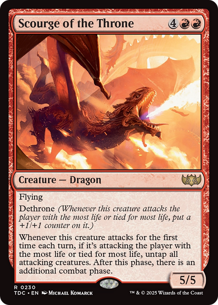 Scourge of the Throne [Tarkir: Dragonstorm Commander] MTG Single Magic: The Gathering | Red Claw Gaming