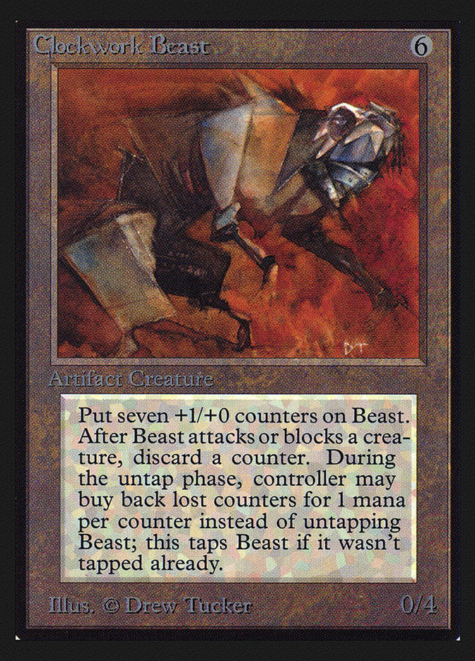 Clockwork Beast [Collectors' Edition] MTG Single Magic: The Gathering | Red Claw Gaming