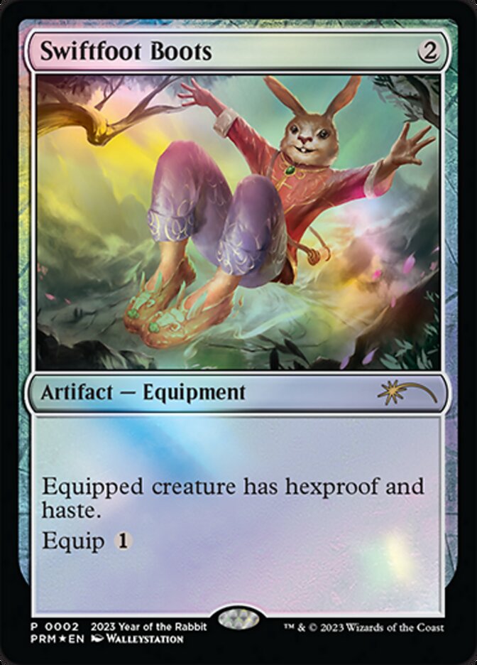 Swiftfoot Boots [Year of the Rabbit 2023] MTG Single Magic: The Gathering | Red Claw Gaming