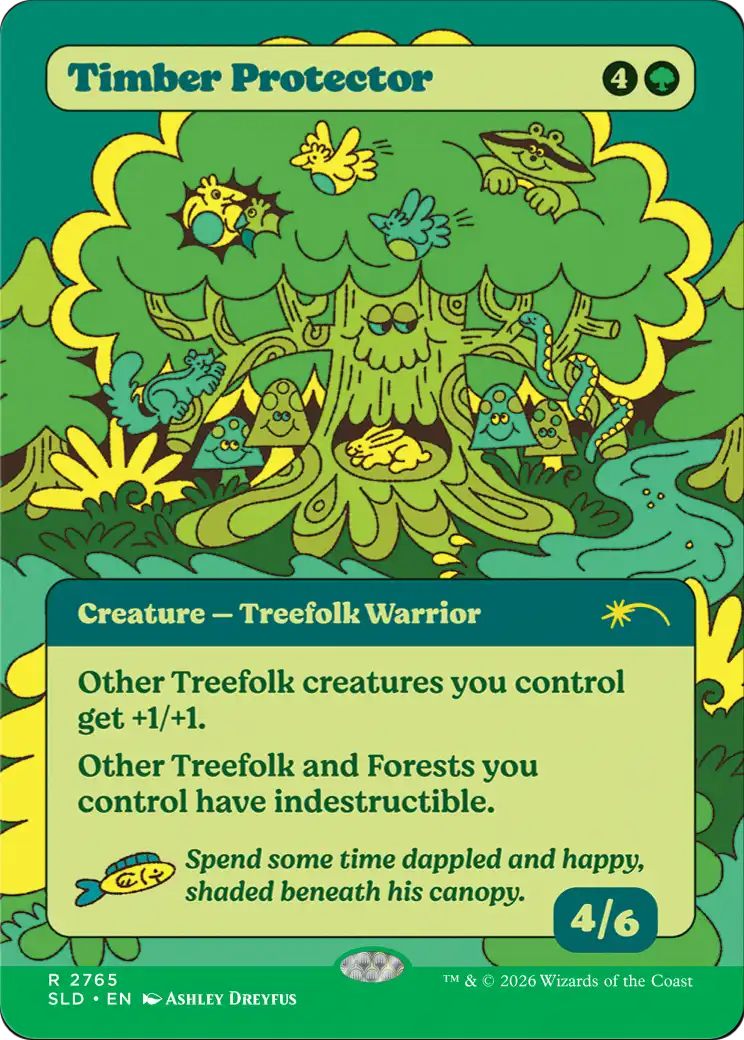 Timber Protector [Secret Lair Drop Series] MTG Single Magic: The Gathering | Red Claw Gaming