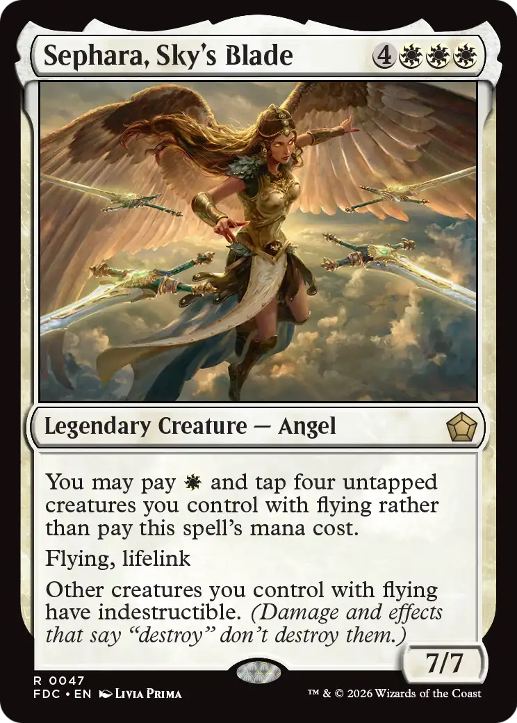 Sephara, Sky's Blade [Foundations Commander] | Red Claw Gaming