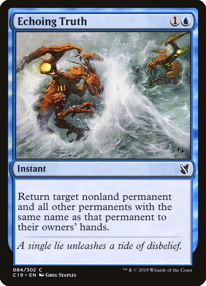 Echoing Truth [Commander 2019] MTG Single Magic: The Gathering | Red Claw Gaming