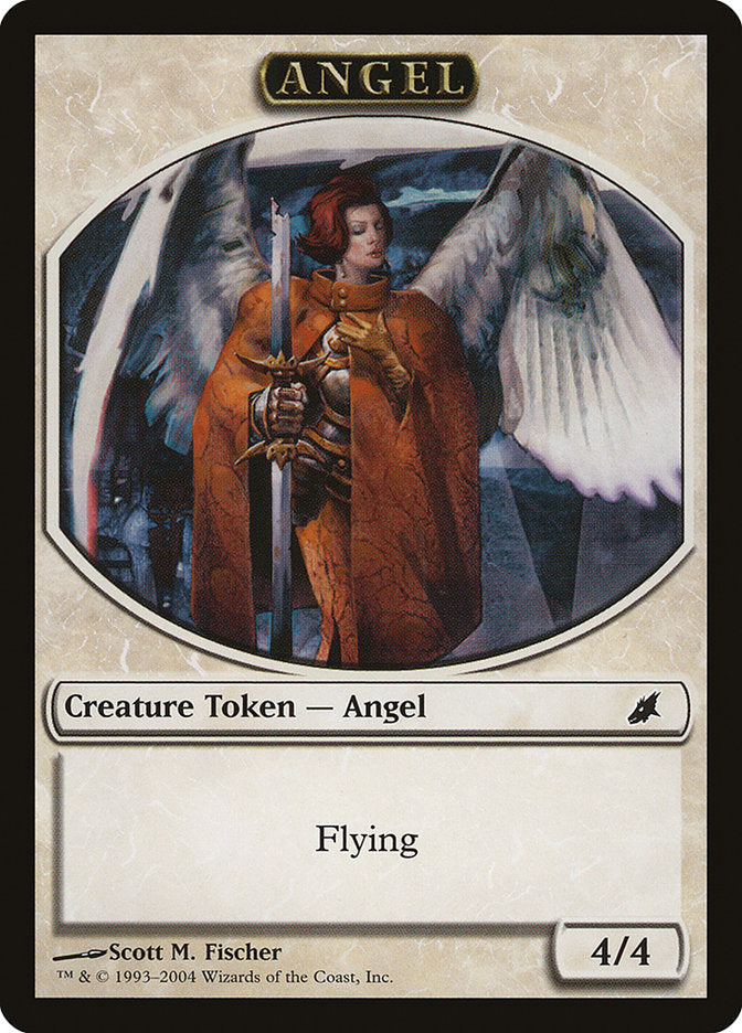 Angel Token [Magic Player Rewards 2004] MTG Single Magic: The Gathering | Red Claw Gaming