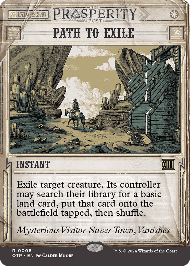 Path to Exile [Outlaws of Thunder Junction: Breaking News] MTG Single Magic: The Gathering | Red Claw Gaming