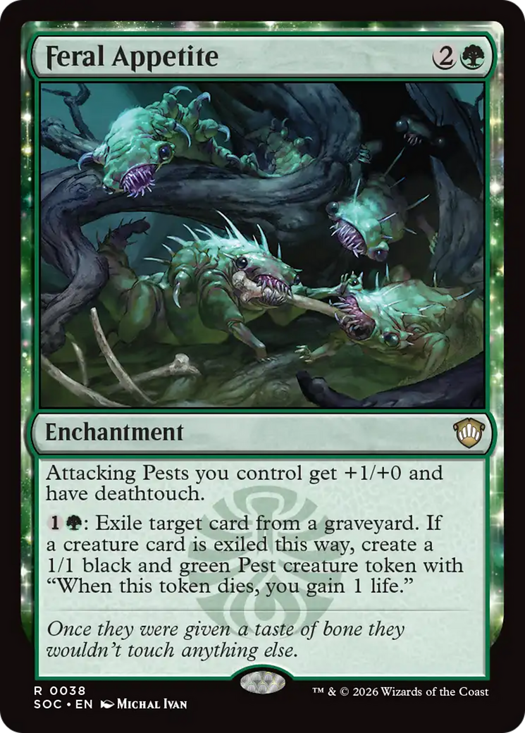 Feral Appetite [Secrets of Strixhaven Commander] MTG Single Magic: The Gathering | Red Claw Gaming