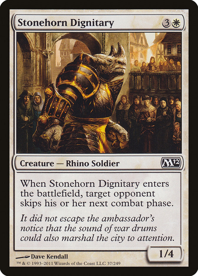 Stonehorn Dignitary [Magic 2012] MTG Single Magic: The Gathering | Red Claw Gaming