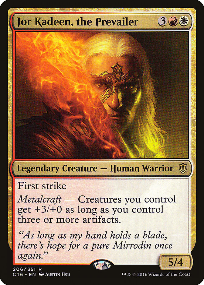 Jor Kadeen, the Prevailer [Commander 2016] MTG Single Magic: The Gathering | Red Claw Gaming