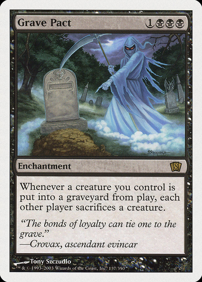 Grave Pact [Eighth Edition] MTG Single Magic: The Gathering | Red Claw Gaming