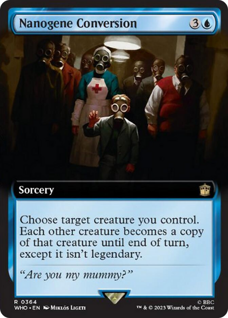 Nanogene Conversion (Extended Art) [Doctor Who] MTG Single Magic: The Gathering | Red Claw Gaming