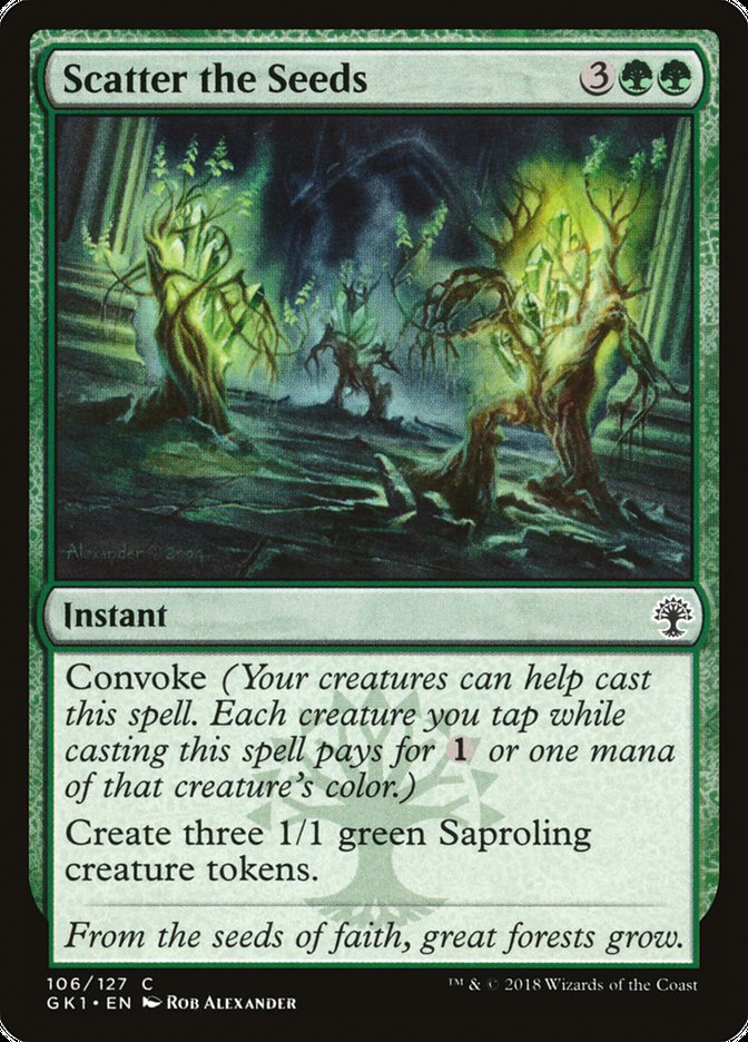 Scatter the Seeds [Guilds of Ravnica Guild Kit] MTG Single Magic: The Gathering | Red Claw Gaming