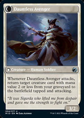 Bereaved Survivor // Dauntless Avenger [Innistrad: Midnight Hunt] MTG Single Magic: The Gathering | Red Claw Gaming
