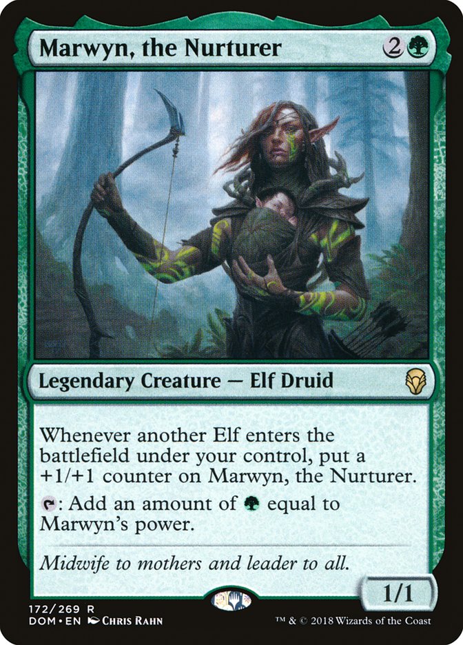 Marwyn, the Nurturer [Dominaria] MTG Single Magic: The Gathering | Red Claw Gaming