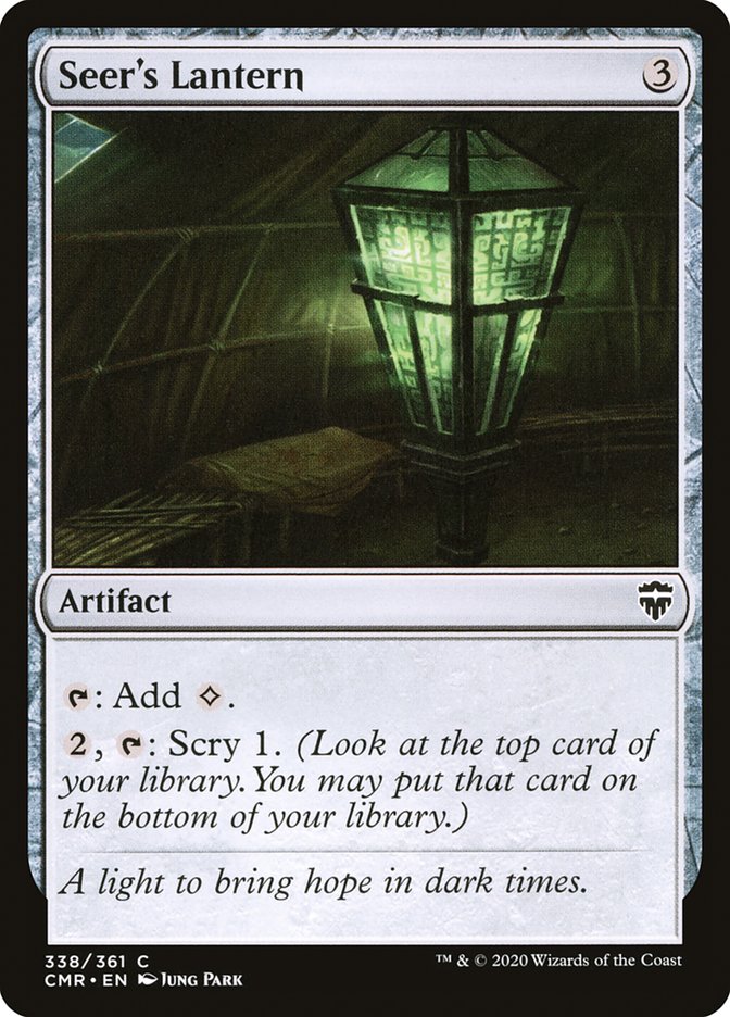 Seer's Lantern [Commander Legends] MTG Single Magic: The Gathering | Red Claw Gaming