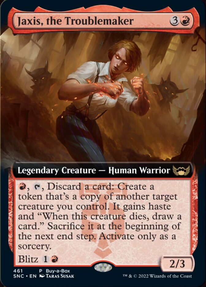 Jaxis, the Troublemaker (Buy-A-Box) [Streets of New Capenna] MTG Single Magic: The Gathering | Red Claw Gaming