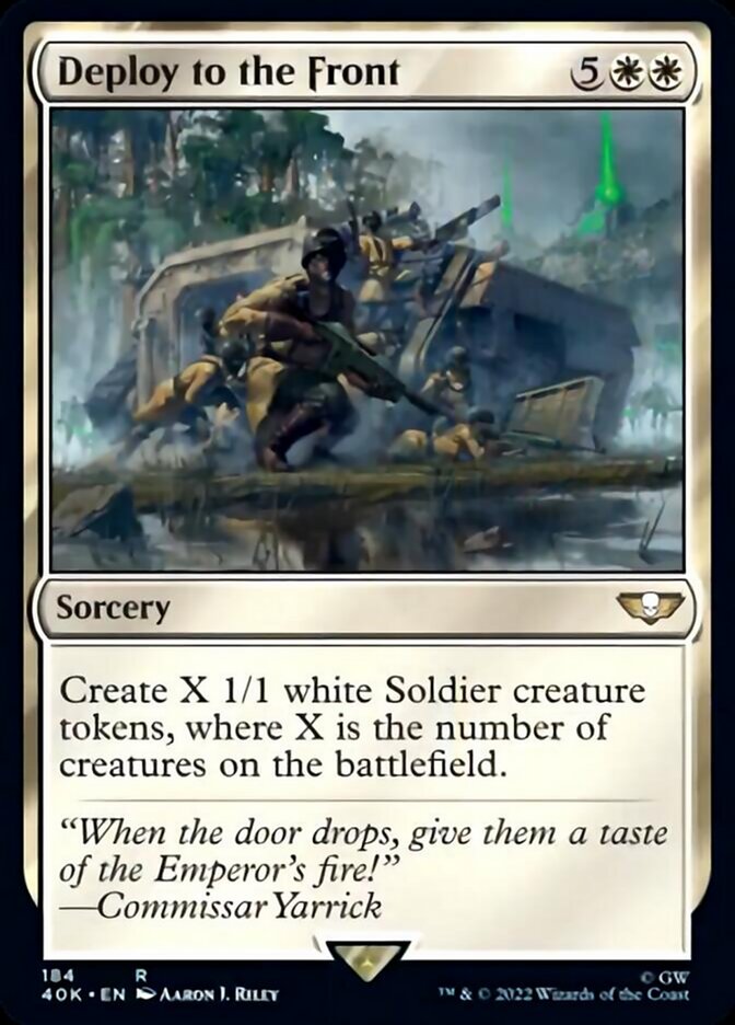 Deploy to the Front [Warhammer 40,000] MTG Single Magic: The Gathering | Red Claw Gaming