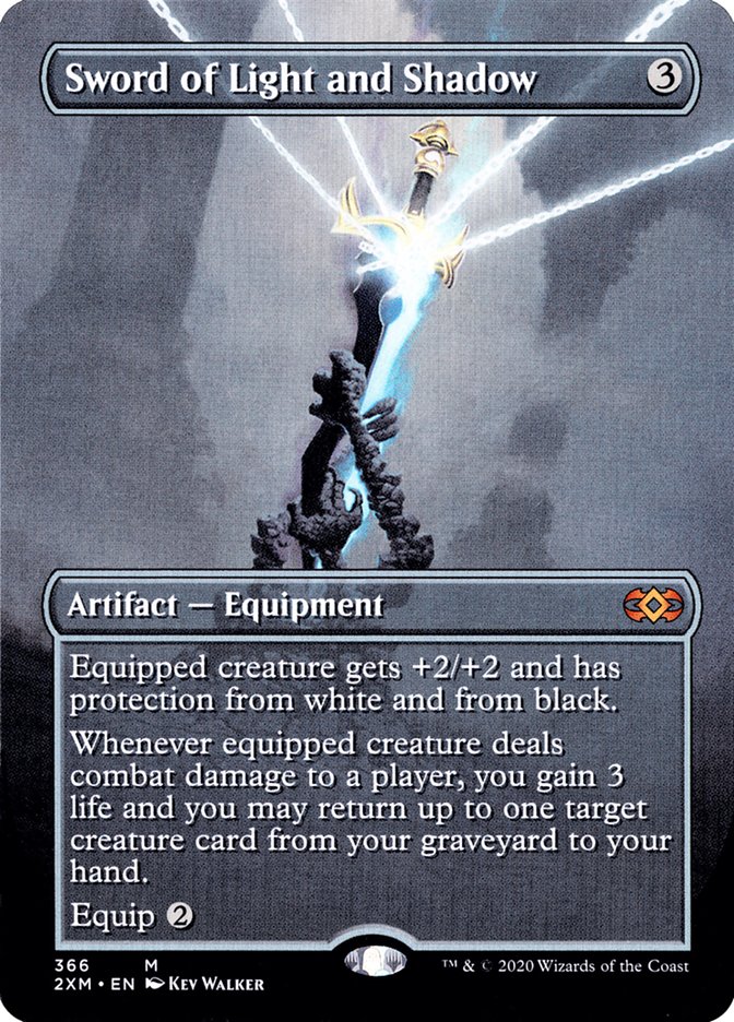 Sword of Light and Shadow (Toppers) [Double Masters] MTG Single Magic: The Gathering | Red Claw Gaming