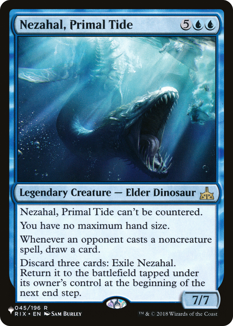 Nezahal, Primal Tide [The List] MTG Single Magic: The Gathering | Red Claw Gaming