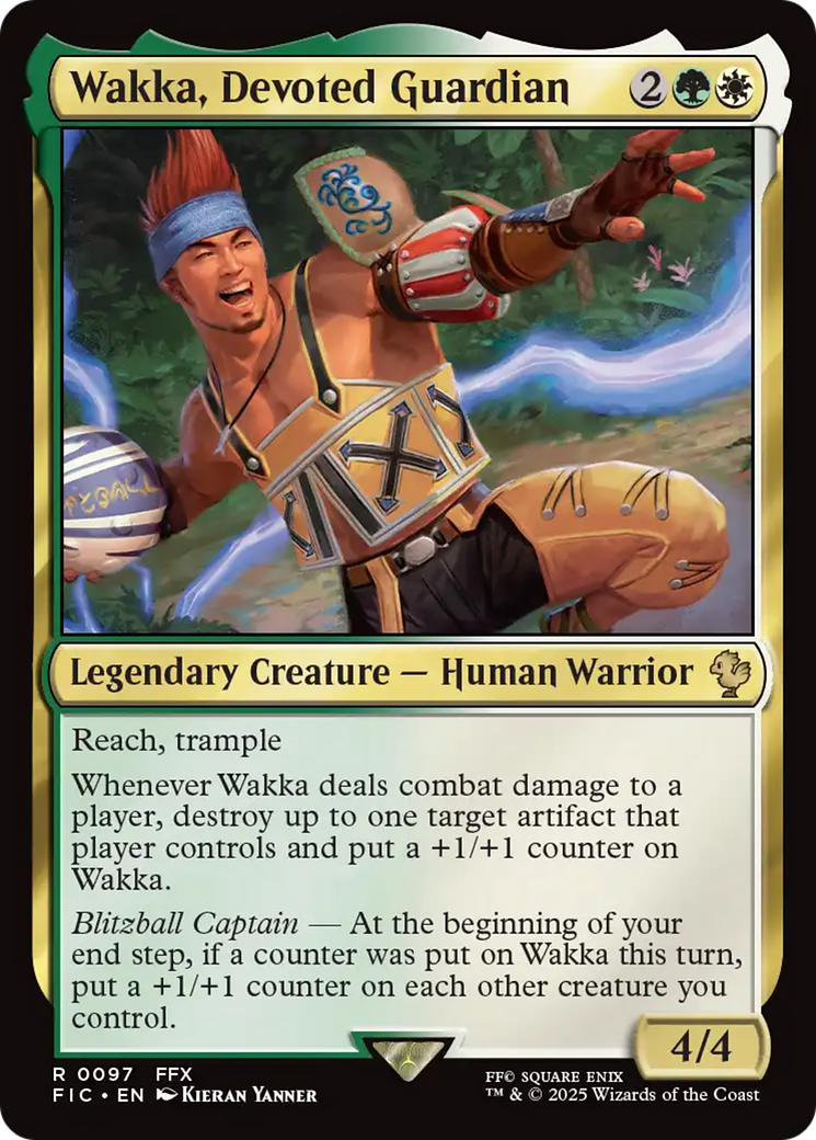 Wakka, Devoted Guardian [FINAL FANTASY Commander] MTG Single Magic: The Gathering | Red Claw Gaming